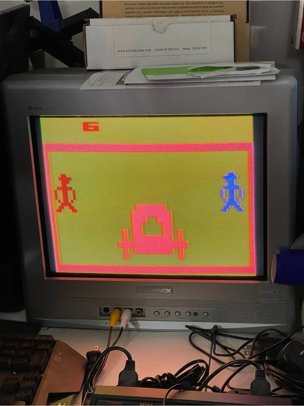 Atari Flashback classic game console with two controllers